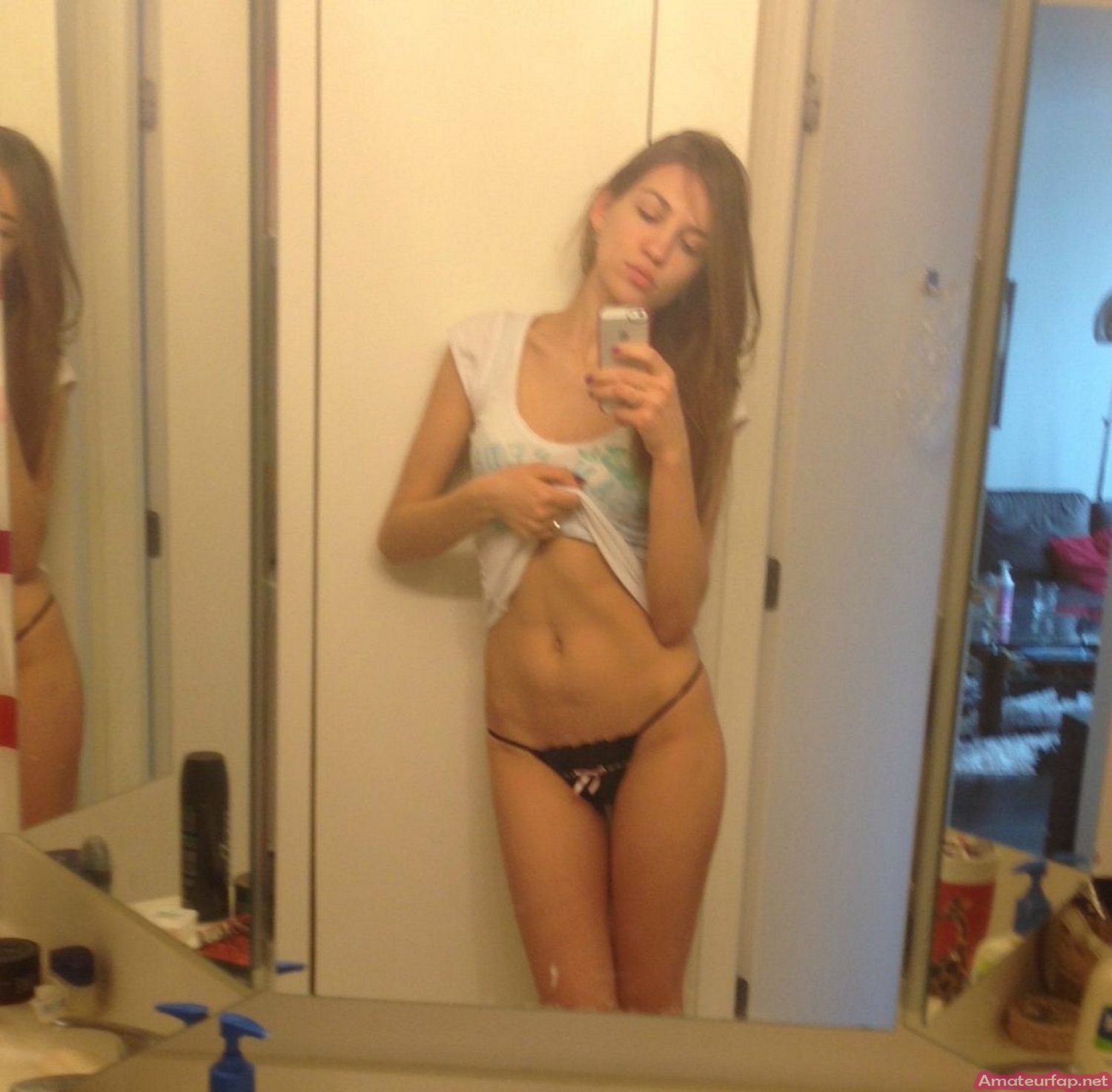 College GF Showing Off Bra and Panties #69oEqu3f