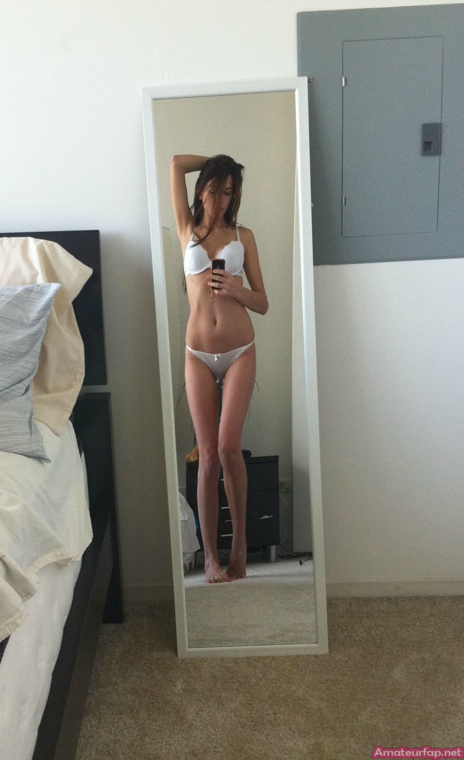 College GF Showing Off Bra and Panties #Jf3SsXx3